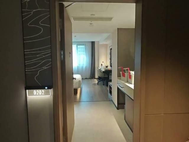 Generated view of the hotel room